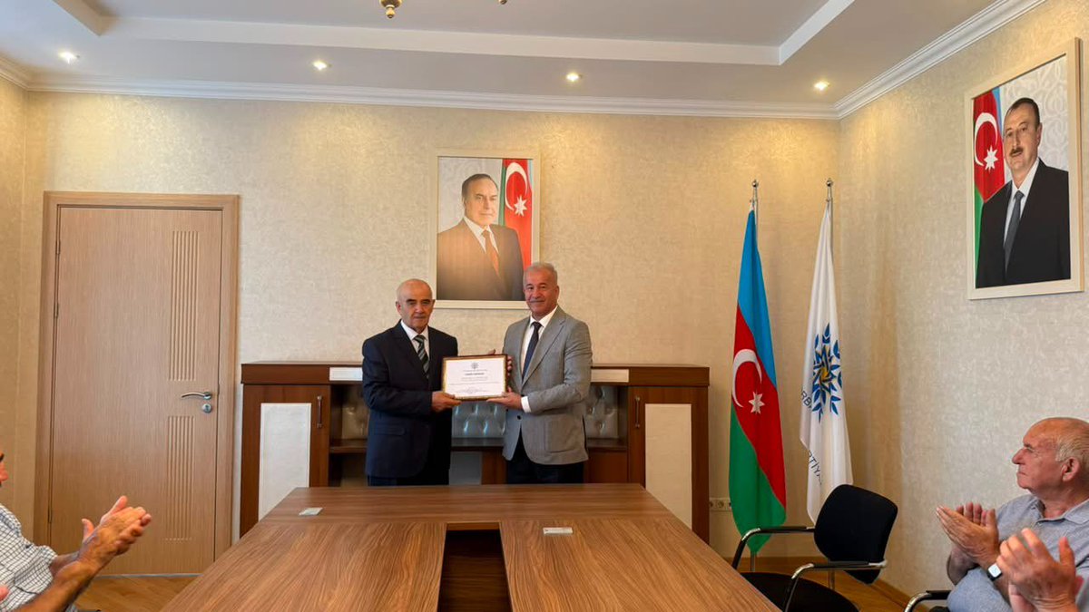 qebeleyap's tweet photo. Dövlətçiliyə sadiqlik və şərəfli həyat yolu: YAP Qəbələ rayon təşkilatının veteran üzvü Qüdrət Səmədovun 80 illik yubileyi qeyd olunub.
https://t.co/7CHWcuxp5x https://t.co/KCdi6MBqt3