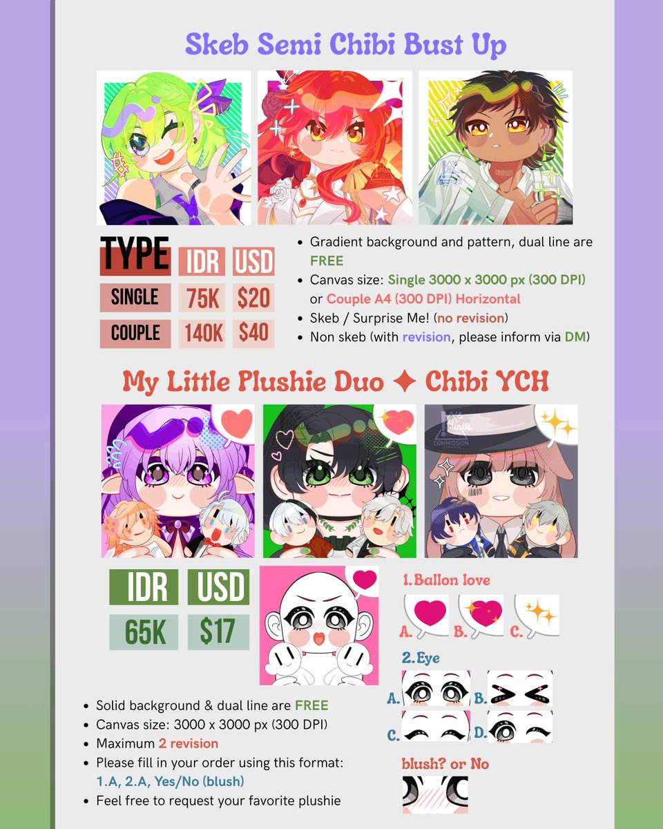 Miraiis_Art104's tweet photo. 💚+🔃 are very appreciated! 🙏

Halo! Saya mau OPEN URGENT COMMISSION karena saya butuh dana untuk pengobatan kakak saya saat sedang dalam kondisi kritis🥲💔

Jika Kalau tertarik, feel free DM atau komen di bawah ya💚
#opencommission #commission #commissionopen #artidn #zonajajan https://t.co/DLz6lGSWKG