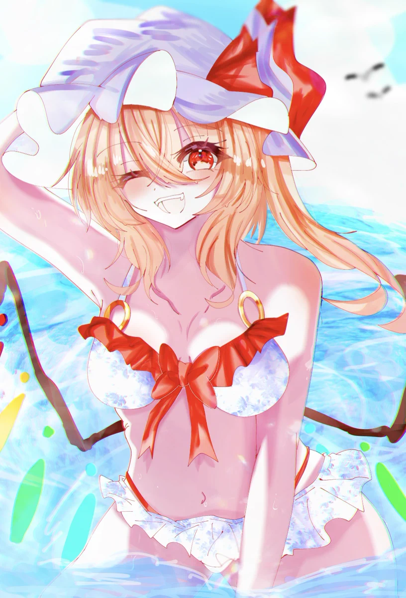 東方project フランドール 水着 美少女 クリアファイル VY5 東方