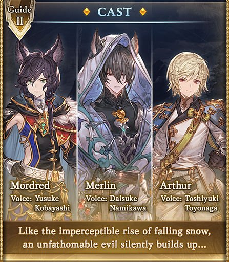 Sugainooy's tweet photo. @granbluefantasy 

Fix Your Machine Translation dawg

JP : Yusuke Shirai
EN : Yusuke Kobayashi 

#グラブル https://t.co/mVNNFh2GfY