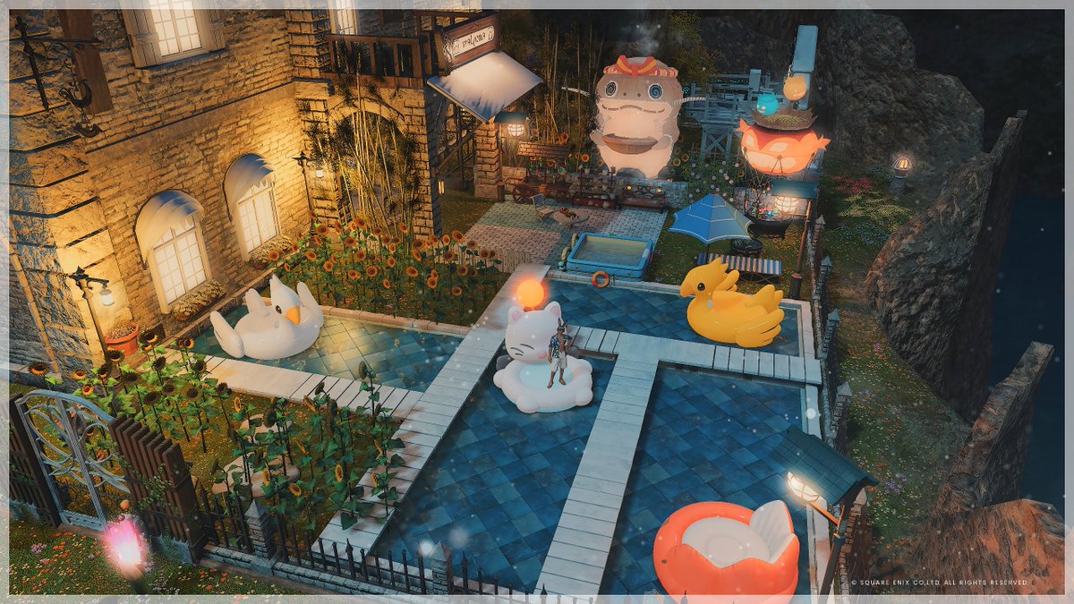 Pipi_Sasapi's tweet photo. FCハウスの庭がめっちゃ夏仕様で可愛くなってた！ https://t.co/UZ4iY64s27