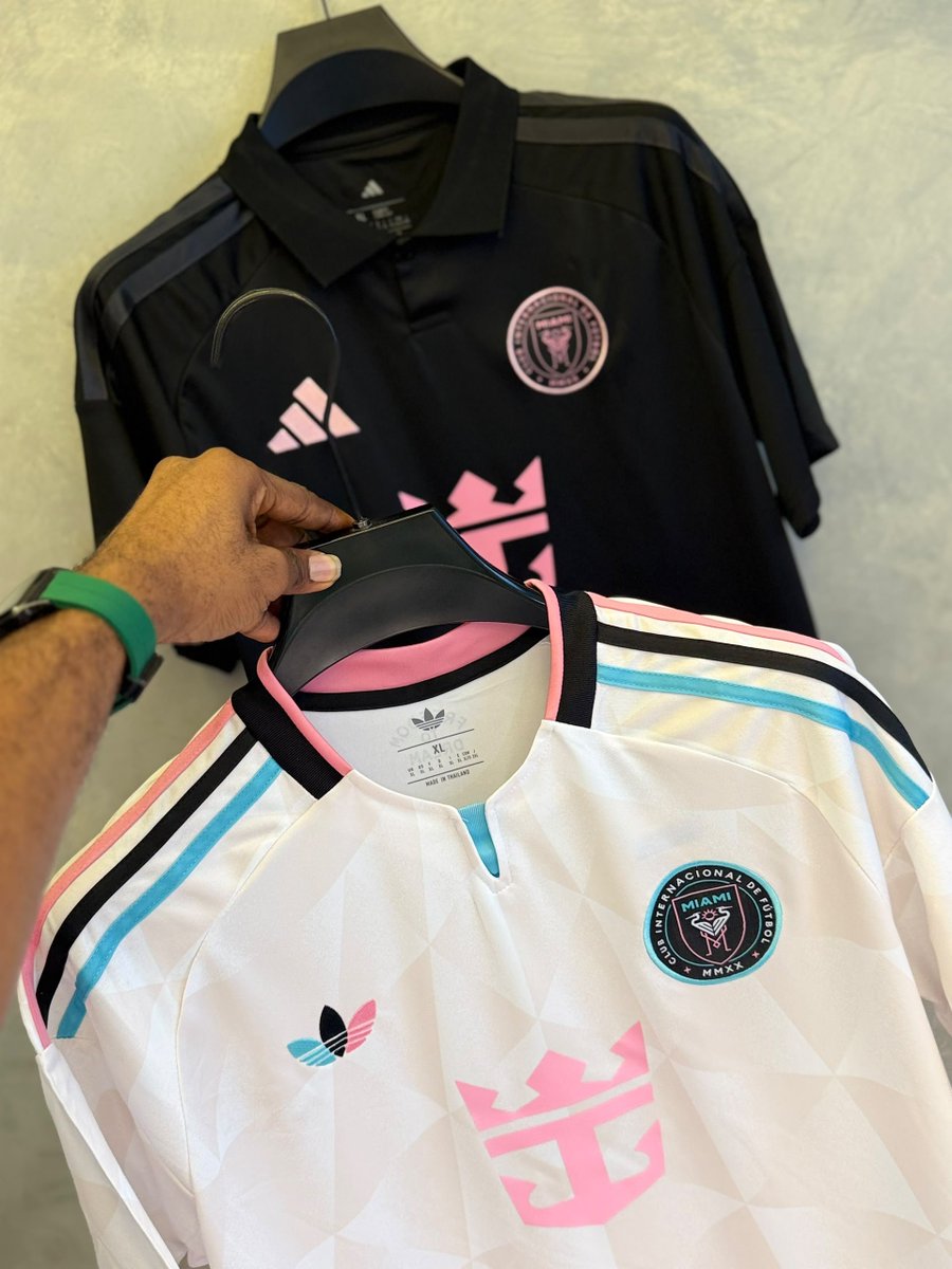 DanieleSuleiman's tweet photo. Inter Miami Home and Away kit

N17,000 fans version 

Medium - XXL https://t.co/MHmbppTvbh