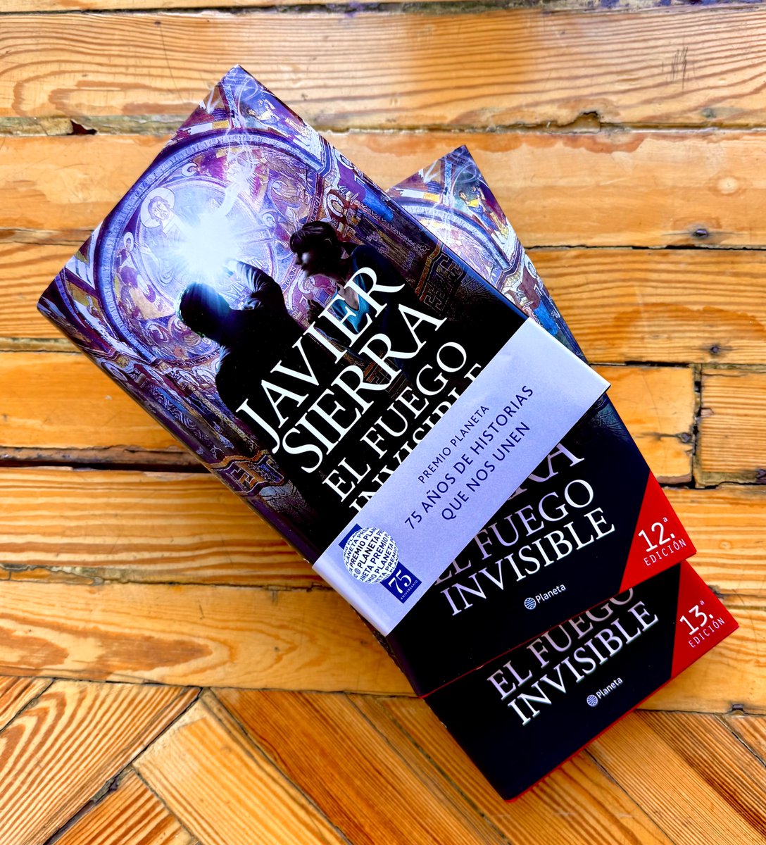 Javier__Sierra's tweet photo. Desde hoy, en librerías, la nueva edición 75 aniversario del Premio Planeta, de #ElFuegoInvisible https://t.co/8avi5qUmyl