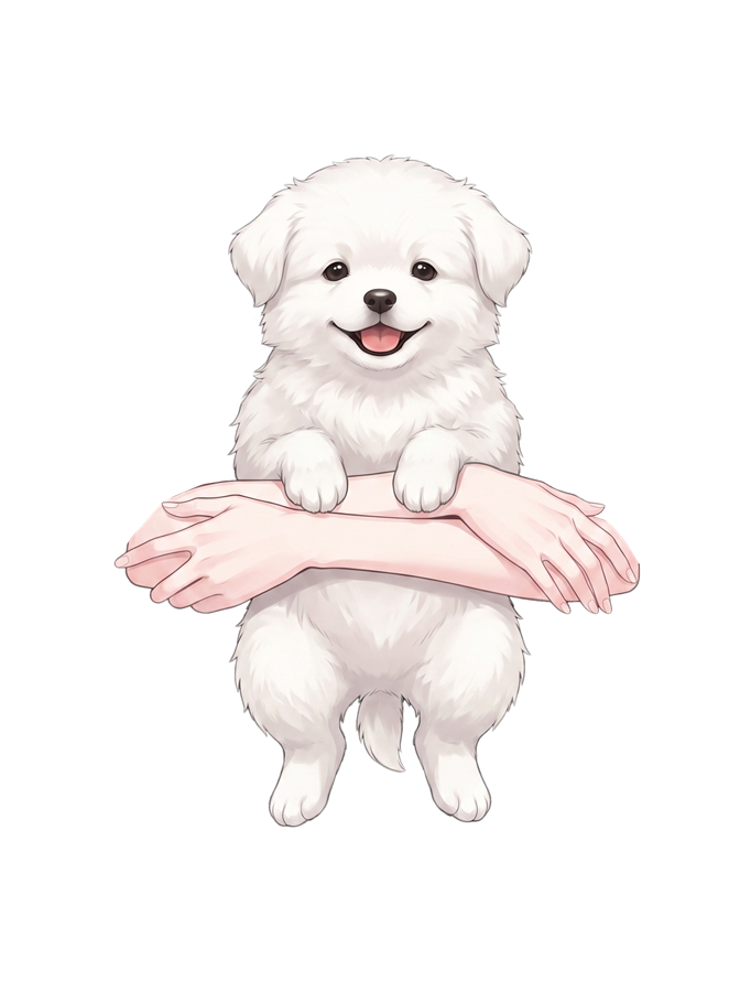 chaghanso's tweet photo. [무료 VTuber 자료]  
강아지 포옹 VTuber 소품  
사용 조건 없음!!  
가공도 마음껏 가능!!  
강아지를 안고 있는 포즈 에셋입니다.  
8월 26일이 세계 개의 날이라 강아지를 안고 있는 포즈를 만들어 봤습니다.  
사용하실 때 리트윗 해주시면 정말 감사하겠습니다!  
#VTuberAssets #AIhelp https://t.co/EnE7Esr0EG