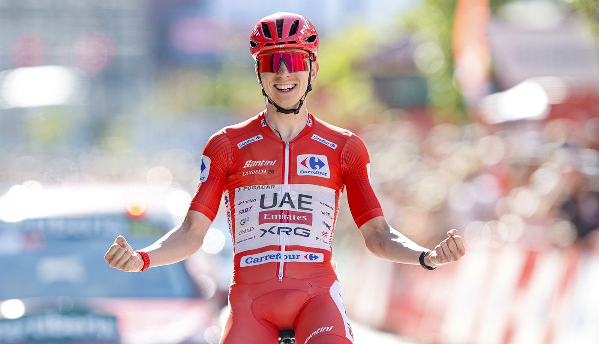 AlbertoArauzM's tweet photo. Cuando no esté Pogačar y el ciclismo vuelva a ser el de antes, nos daremos cuenta de que este tío es lo mejor que nos ha pasado. En 7 años ha cambiado este deporte. Ayer ganó con un ataque a 50 kms y ya casi no sorprende a nadie. Disfrutemos. Esto no ha existido ni existirá. https://t.co/o0pU16fDdZ