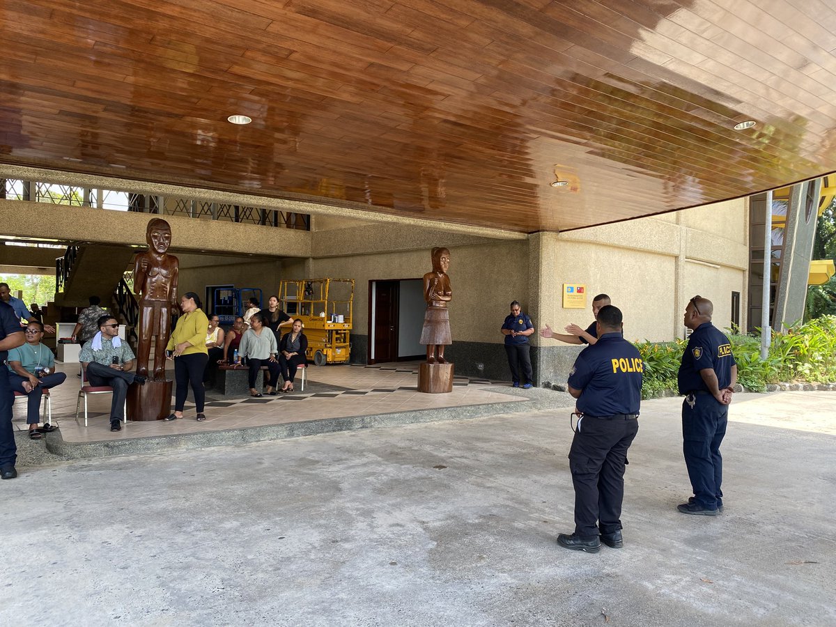 ForumSEC's tweet photo. Alii from beautiful Palau 🇵🇼 

In preparation for next weeks 55th Pacific Islands Forum Leaders Meeting, police officers from across our Blue Pacific are in Palau to support Palau's Bureau of Public Safety with security operations.

The Pacific Officers will support a safe and secure Leaders Meeting, demonstrating the strength of regional cooperation and our shared commitment to working together.

The Pacific Police Support Group is a multinational police response capability trained to rapidly deploy and assist Pacific island countries during planned major events or unplanned crises like natural disasters.

Our Forum Troika Leaders previously toured the Pinkenba Hub in Brisbane, Australia, in January and met with members of the Pacific Police Support Group.

#OneBluePacific #Regionalism #55PIFLM