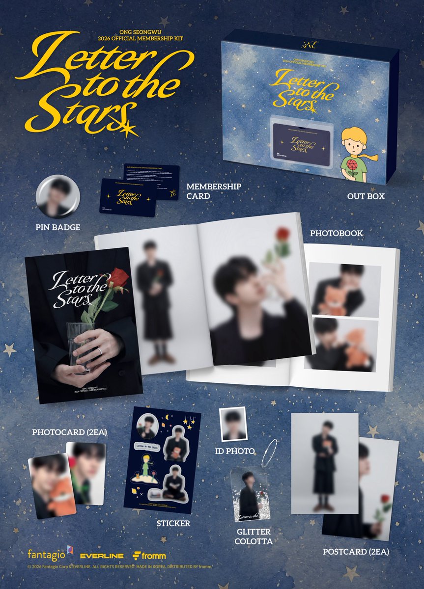 ONG_ClubTH's tweet photo. 📢 ONG SEONGWU 2026 OFFICIAL MEMBERSHIP KIT เปิดจำหน่ายแล้ว!✨🌹

สำหรับ WELO ที่เป็นสมาชิก ONG SEONGWU Membership เท่านั้น (จำกัด 1 ชุด / 1 ID และต้องยืนยันสถานะสมาชิกใน fromm ให้เรียบร้อยค่ะ)

🗓️ ระยะเวลาสั่งซื้อ
26 สิงหาคม 2026 (15:00 น.) – 8 กันยายน 2026 (23:59 น.) [KST]

🛒 ลิงก์สั่งซื้อ Membership Kit
🔗 https://t.co/fOQ8Xov1Pe

(หากใครยังไม่ได้เป็นสมาชิก สมัครได้ที่นี่เลยค่ะ 🔗 https://t.co/VIREKrOslY)

🎁 กิจกรรมพิเศษ! ลุ้นรับโพลารอยด์พร้อมลายเซ็น (10 รางวัล)

🍀 วิธีร่วมสนุก
1️⃣กดติดตาม X (Twitter): @fromm_store 
2️⃣สั่งซื้อ ONG SEONGWU 2026 OFFICIAL MEMBERSHIP KIT พร้อมแคปหน้าจอหลักฐานการสั่งซื้อ
3️⃣Quote RT โพสต์กิจกรรม แนบรูปหลักฐาน เขียนสิ่งที่คาดหวังหรือตั้งตารอจาก Fan Kit และติดแฮชแท็ก #옹이만나러_위로왔옹
(***โพส์ตสำหรับโควทร่วมกิจกรรมในเธรดค่ะ)

⏰ ระยะเวลาร่วมกิจกรรม
26 สิงหาคม 2026 (16:00 น.) – 8 กันยายน 2026 (23:59 น.) [KST]

WELO ห้ามพลาด! รีบกด Membership Kit แล้วมาร่วมลุ้นรับโพลารอยด์พร้อมลายเซ็นองค์ซองอูกันเยอะๆ นะคะ 🥹✨💙