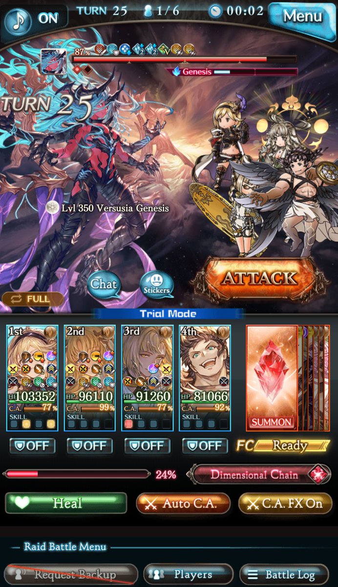 Devas_War's tweet photo. Okay, I mean that honestly went a lot better than I expected it to for a first try, considering no draconic weapon and DOW only at awakening 2

Kinda wish the first character that bit the dust would've been S Alexiel instead of S Lich https://t.co/PoRot9UWMC