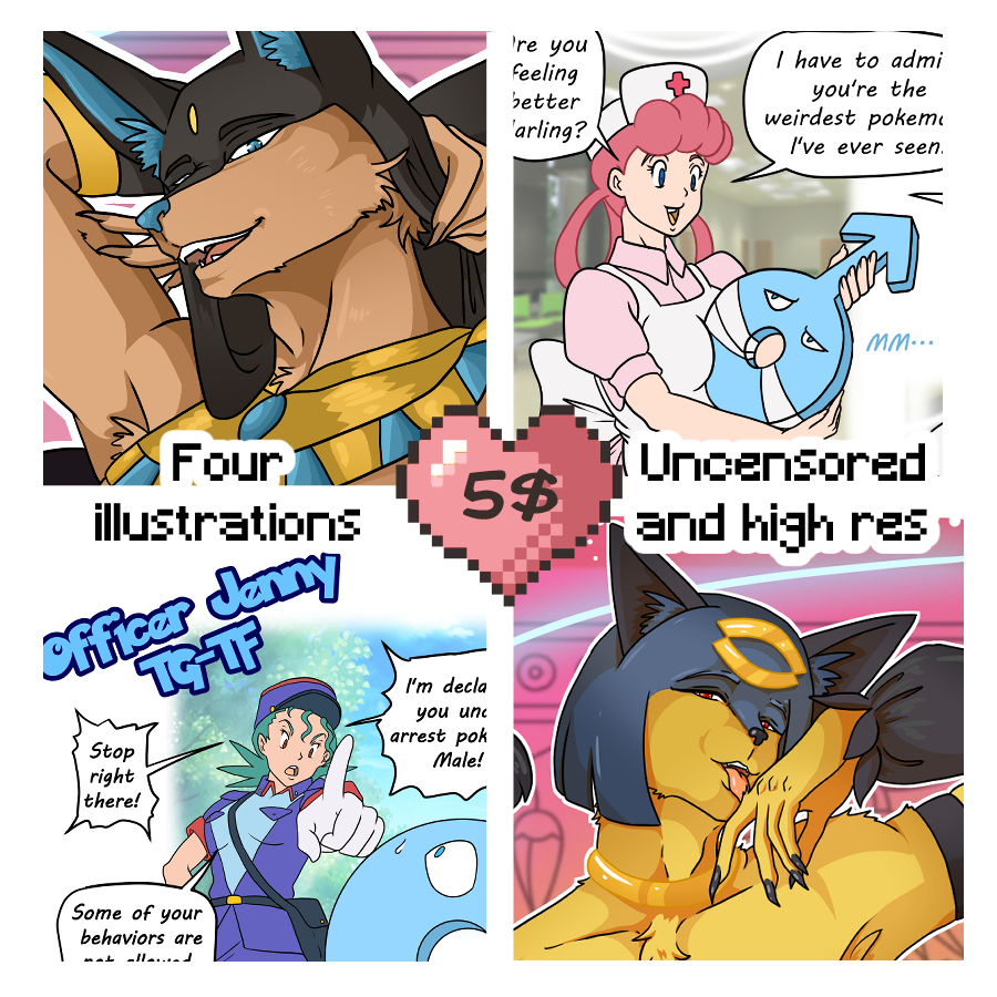 KaMaItri's tweet photo. Premium gallery available on my deviantart's page!
The gallery contains:

- Anubis NSFW illustration
- Nurse Joy TGTF comic
- Officer Jenny TGTF comic
- Sekhmet Rule 63 NSFW illustration

#erotic #gay #homosexual #furry #anthro #tgtf #femaletomale #transformation #rule63 #fanart https://t.co/uZ7L8sIKrJ