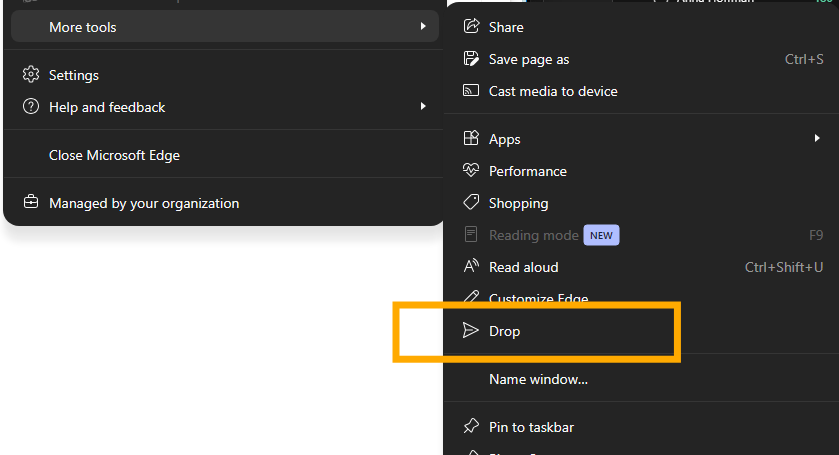 jerrynixon's tweet photo. Sad to see Drop leaving @MicrosoftEdge. 😪
It was handy for me, at least, for a little while. https://t.co/Sp5VfblRaI