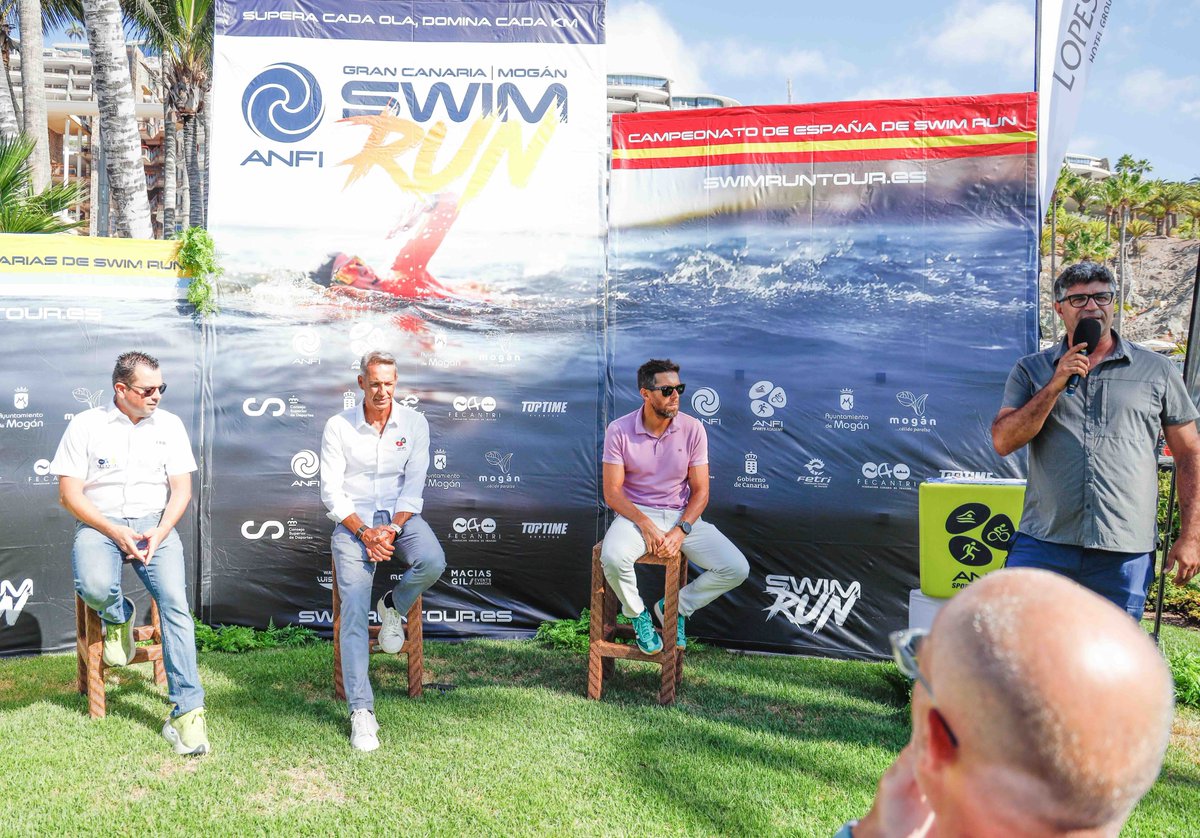 TodoGolesRadio's tweet photo. #SwimRun | 🏊♂️🏃♀️ El SwimRun Anfi Gran Canaria Mogán calienta motores para una nueva edición.
La cita reunirá el sábado 5 de septiembre a deportistas de todos los niveles en un recorrido entre Anfi del Mar y Arguineguín.🔥🌊 https://t.co/oKyqiu86uh