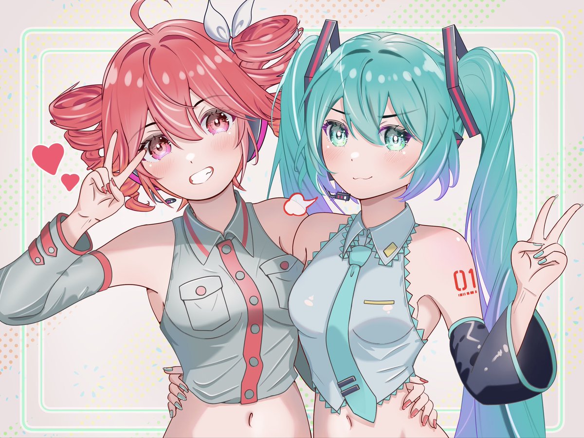 acbket_root's tweet photo. ミクちゃんとテトさん
#絵描きさんフォロバ１００ 
#初音ミク
#重音テト https://t.co/tm78TjgcVY