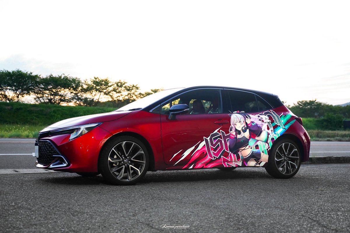 22139K4's tweet photo. 念願の痛車が完成しました！
元の車を活かしつつ魅力溢れる1台に出来ました！
お世話になった方はツリーにて↓
 #石神のぞいて https://t.co/lkxqUBHJjo