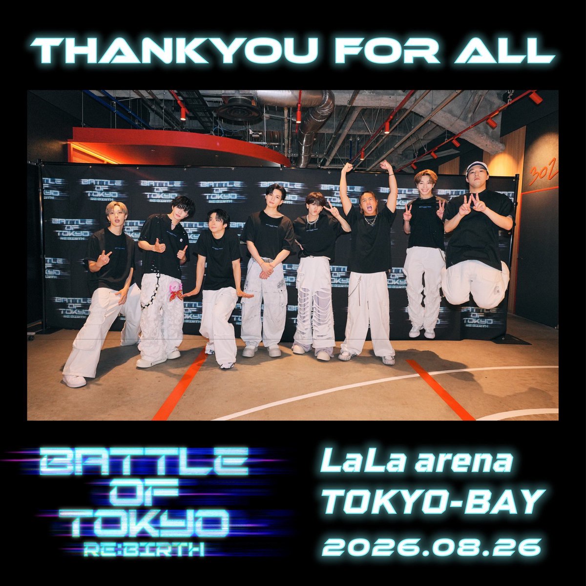 fantastics_fext's tweet photo. BATTLE OF TOKYO 〜RE:BIRTH〜
FINAL
ありがとうございました✨️

https://t.co/RFx8piGnFD

#BATTLEOFTOKYO #BOT
@BattleOfTokyo 
#FANTASTICS https://t.co/J2aAQSUHfE