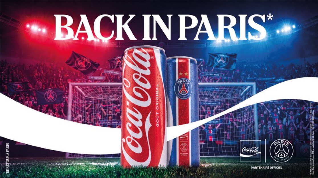 ParisVisionX's tweet photo. 𝗣𝗦𝗚 𝘅 𝗖𝗢𝗖𝗔-𝗖𝗢𝗟𝗔 𝗝𝗨𝗦𝗤𝗨’𝗘𝗡 𝟮𝟬𝟮𝟵 🥤❤️💙

Le PSG signe un partenariat avec Coca-Cola France jusqu’en 2029 🤝🔥

🗞️ @PSG_inside https://t.co/htLT26Megc