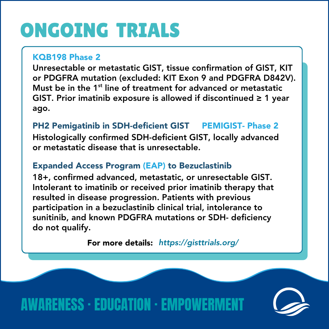 Liferaftgroup's tweet photo. Clinical trials can open the door to new treatment options &amp; hope. Learn more about #clinicaltrials by contacting Simran - ssingh@liferaftgroup.org.  #GISTeducation #GIST #ExpandedAccessProgram #PEMIGIST #KQB198 https://t.co/PVxb28D1sU