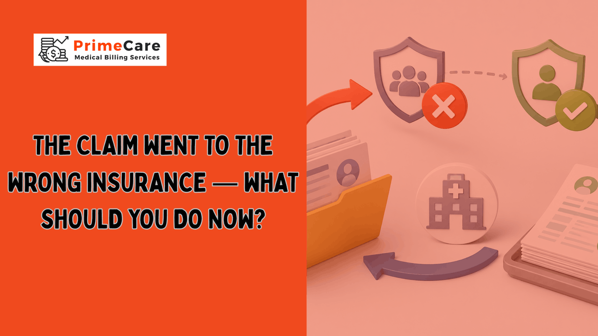 PrimeCareMBS's tweet photo. Claim sent to the wrong insurance? 🚨 Learn how to locate the correct payer, handle misdirected claims, and protect your practice's revenue! 💸
https://t.co/zsvQquYmUY https://t.co/y85xqPYw54