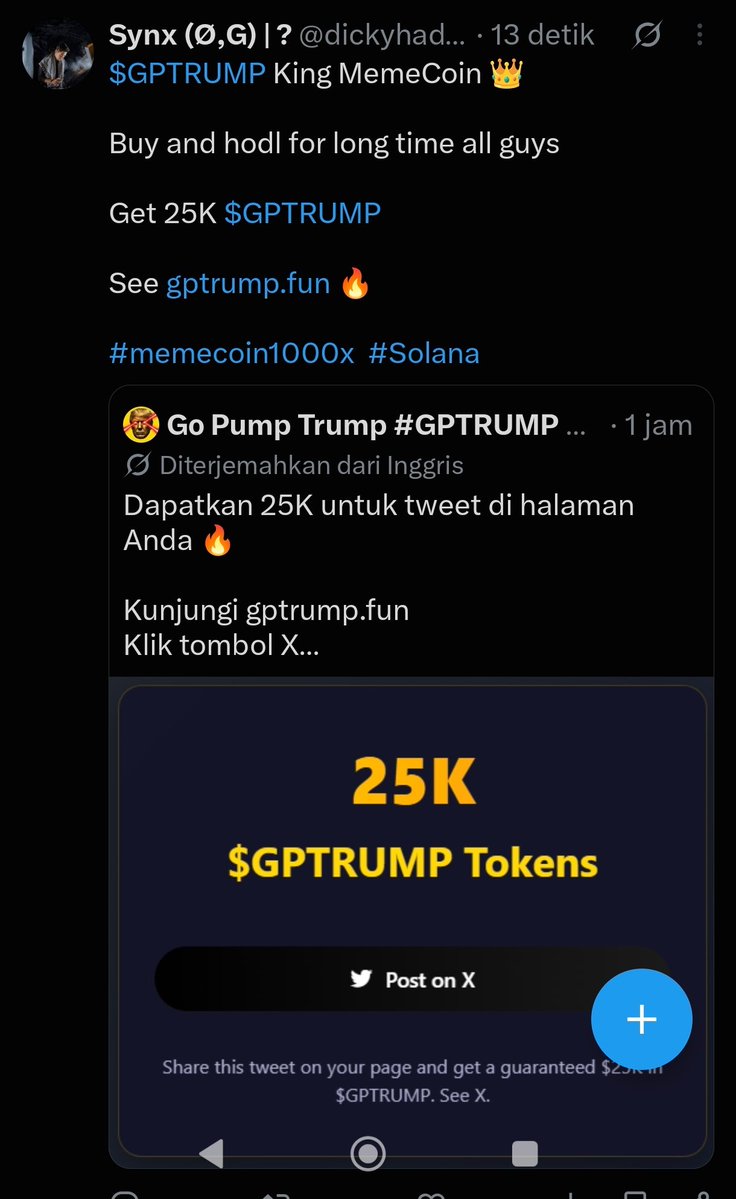 dickyhadi8's tweet photo. @GoPumpTrump $GPTRUMP 👑😎

H6prwKzSoDVcCTJre9dtZoHt8r6RBZMaQdqk2gqwEpDD

#Memecoin #Solana https://t.co/nbTGVxDH5F
