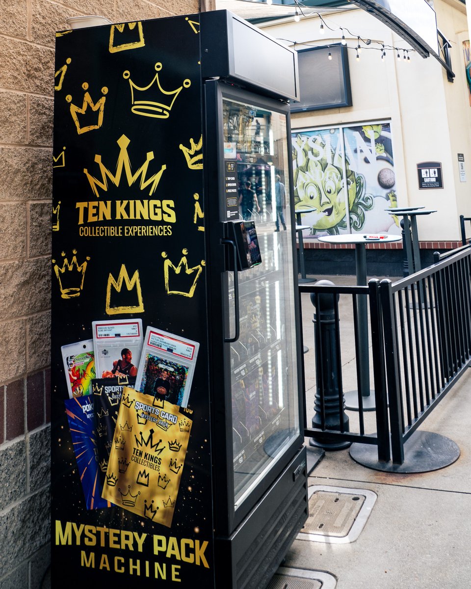 RiverCats's tweet photo. Consider this your sign to rip a pack at the ballpark!

Your next big pull is waiting in the 10 Kings Collectible Experience, right on the concourse next to Elysian Landing. https://t.co/mJonY1mJpl
