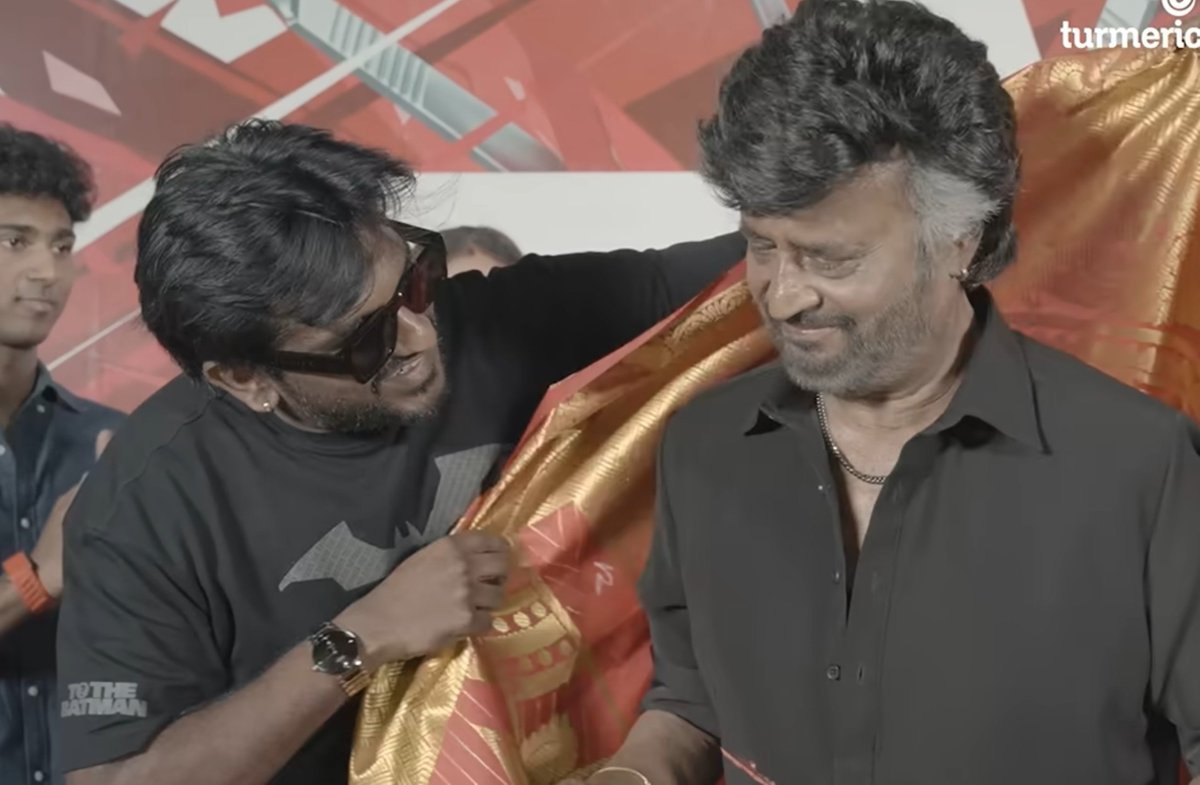 iammoviebuff007's tweet photo. #AshwathMarimuthu about Superstar #Rajinikanth ❣️:

"Dharman shoot will be over in October.. Two schedules have been completed.. Rajini sir is in a Gen Z vibe, and the film will be a very likeable one.. Semma Jolly ah iruku.. My previous heroes, Ashok and Pradeep, are young ones and my friends.. But I've never seen a sweeter person like Rajini sir.. Just like Nelson said, he's a fantabulous human being.. He stands up whenever I go near him.. I asked him why, and he said, 'It's out of respect for the craft and the director..'"
