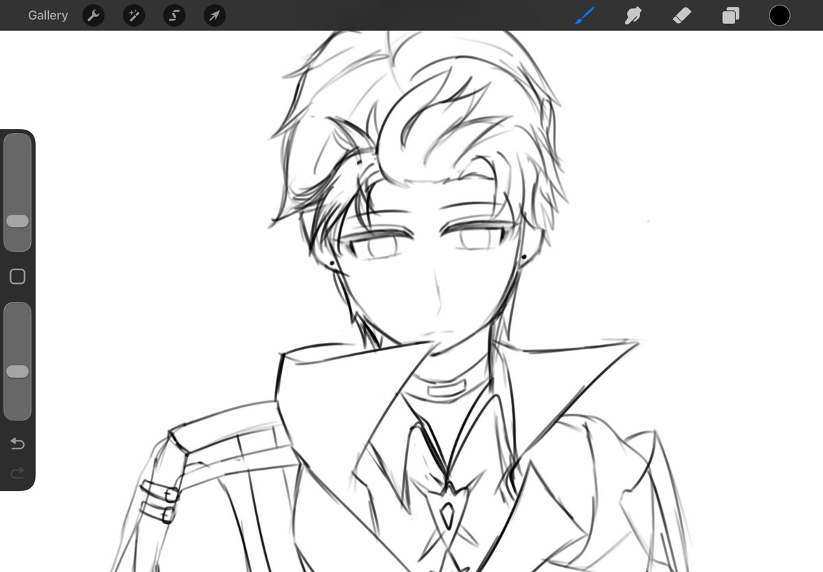 Animabutyuming's tweet photo. Wip Chrome sketch :D https://t.co/cpiNp4gsH4