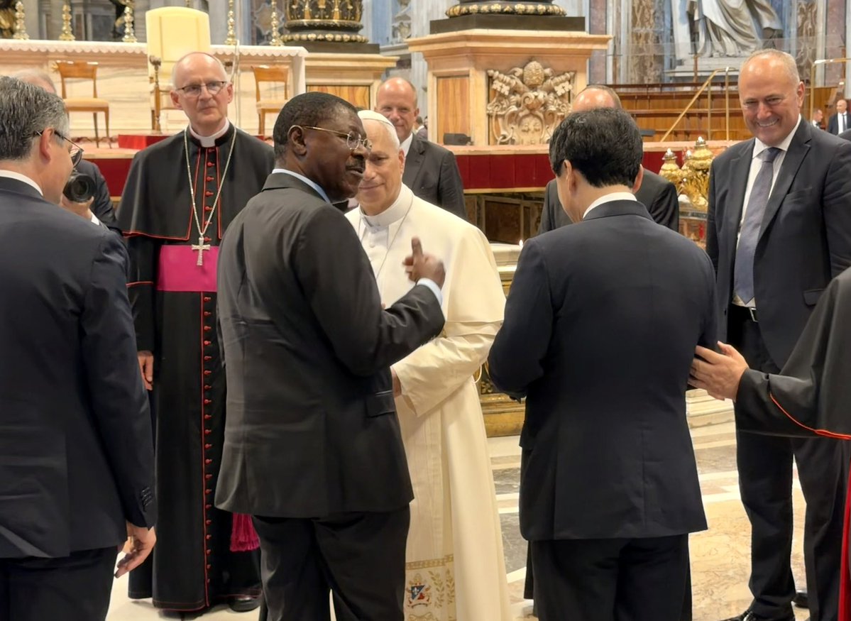 HonWetangula's tweet photo. Attended the Papal Audience at the Vatican, led by His Holiness Pope Leo XIV.

This was a moment of reflection, fellowship and goodwill as we joined faithful from across the world to receive the Holy Father’s message of peace, hope and service to humanity.

I was accompanied by Members of Parliament Hon. Peter Kaluma, Hon. John Bwire, Hon. Lydia Haika, Hon. Katana Kahindi Hon. Paul Abuor  and Amb. Rose Sumbeiywo, Deputy Head of Mission at the Embassy of Kenya to the Holy See in Rome, Italy.