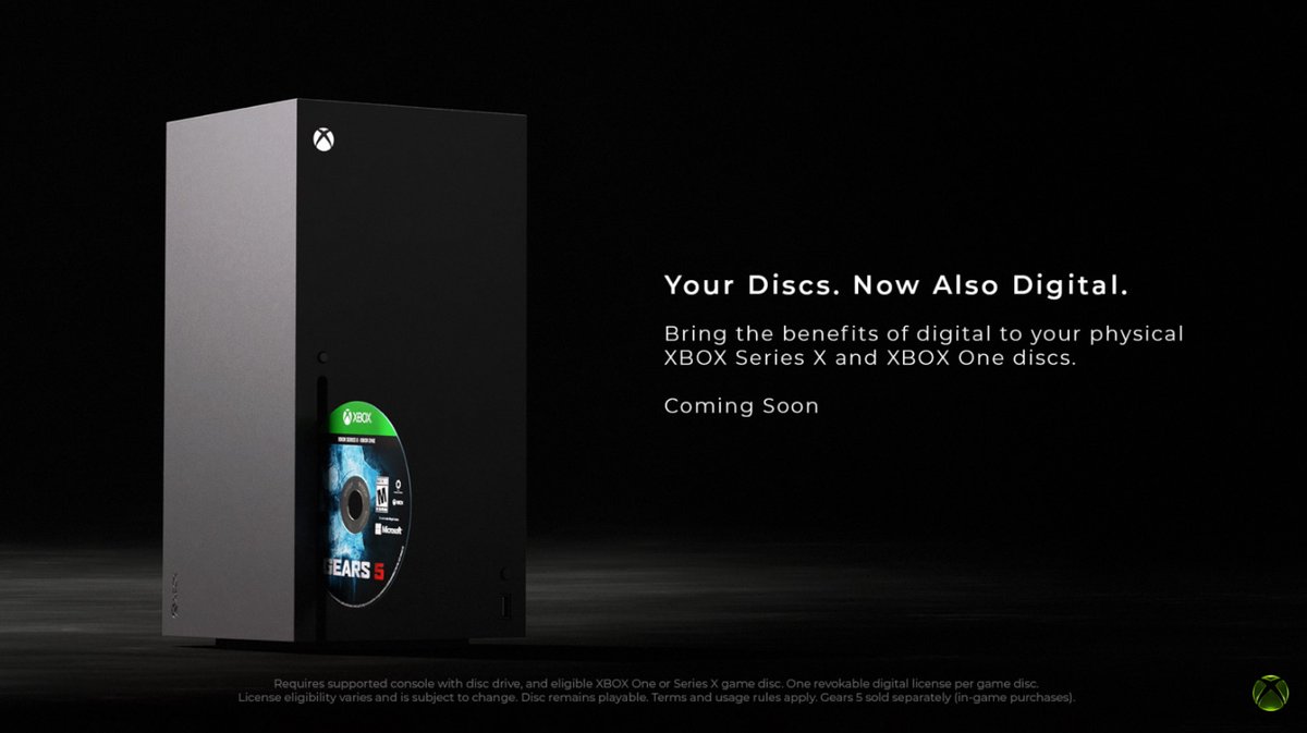 Lbabinz's tweet photo. XBOX - "Your discs. Now also digital." https://t.co/QYQeOINUn9

XBOX Insiders can begin testing next week on August 31 https://t.co/TRRTVarVI0