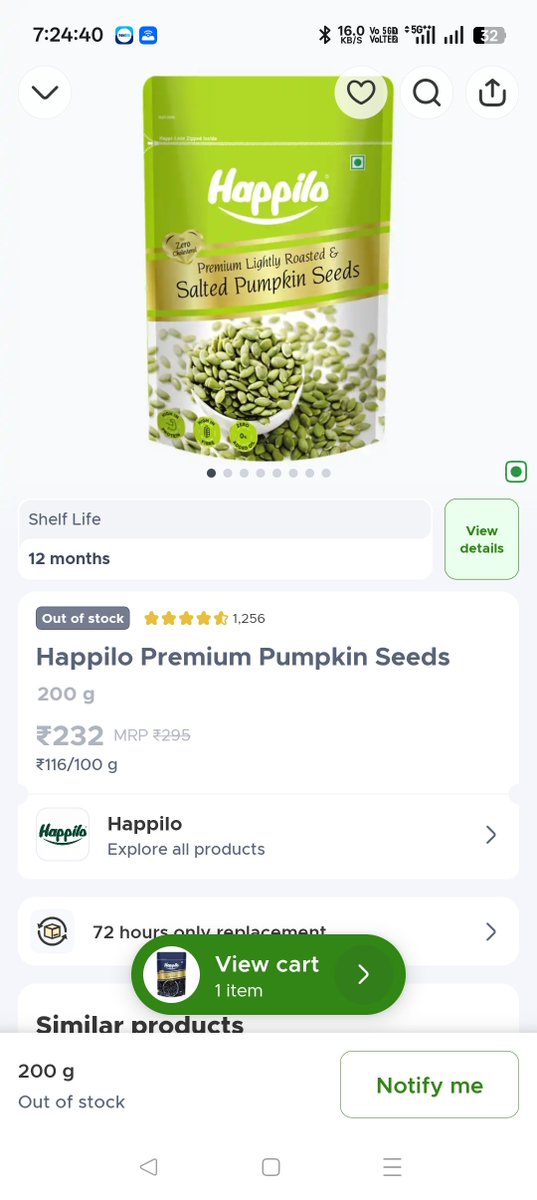 akram142536's tweet photo. Ye Item mujhe order mein nahin Mili Hai
@blinkitcares https://t.co/IOyGElpV6K