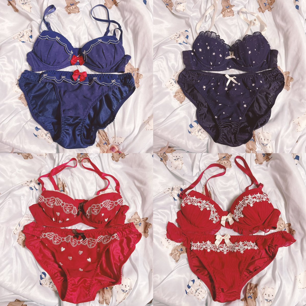 DM3TEAM's tweet photo. 下着販売 🎀꙳.*

上下set 各3900円 ( tutuanna )
※バラ売り❌

フリマアプリ or PayPay
欲しい方DMください( ᐢ_  ̫ _ᐢ )🎶
一日着用ごとに+500円

#下着売り子 #下着販売 #下着売ります https://t.co/8jozF2P4tZ