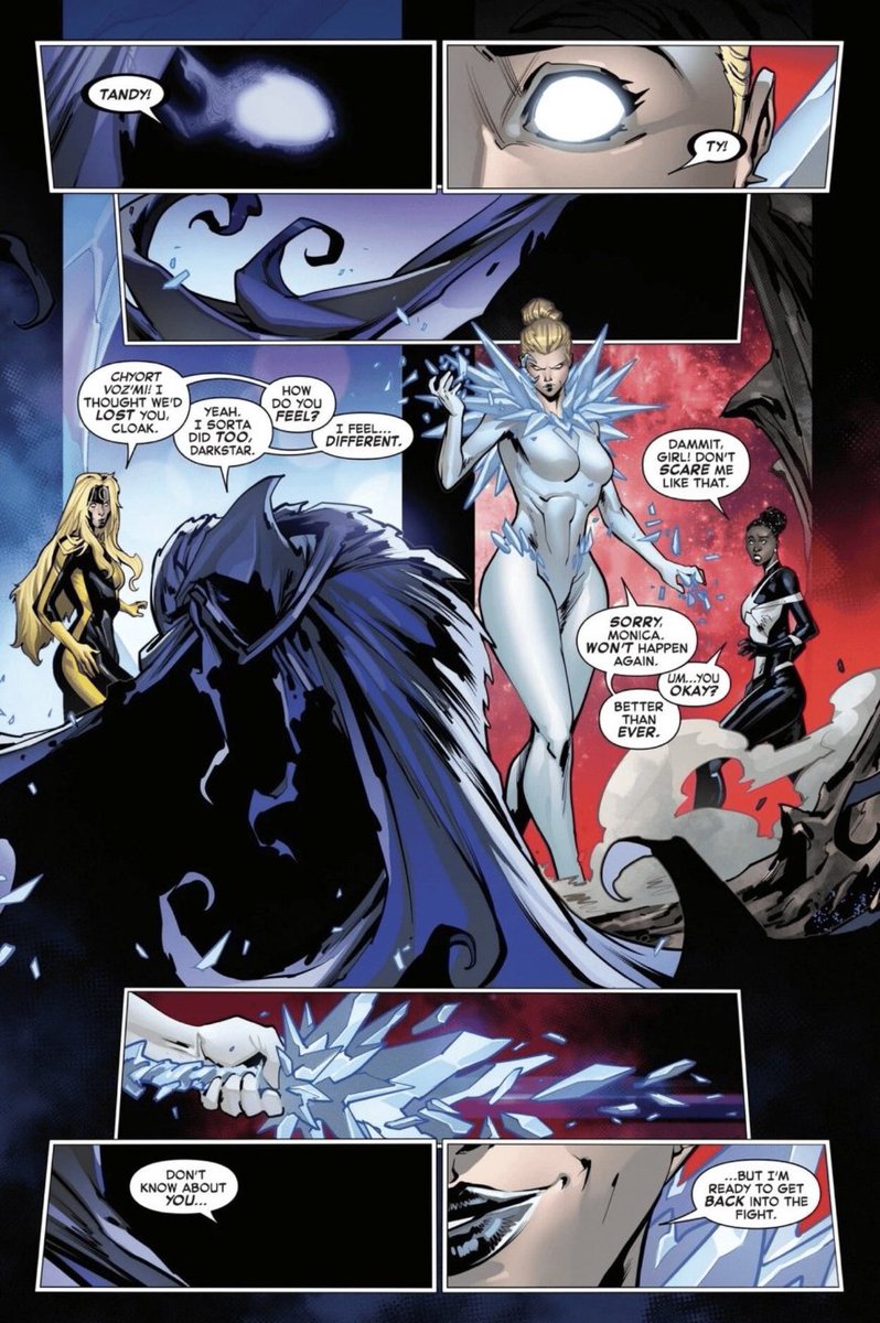 gaara_face's tweet photo. Since we already have Hela's Queen in Black skin; Knull is becoming more involved in the @MarvelRivals storyline. Can we get this Cloak &amp; Dagger skin?
It comes from, Queen In Black: Defenders Of Light And Dark (2026) #2

#CloakAndDagger #Marve https://t.co/Gdgt69pBkl