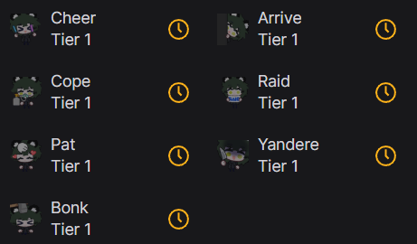 AYDplays's tweet photo. Emotes yay I guess. https://t.co/2HwoO1uTAH