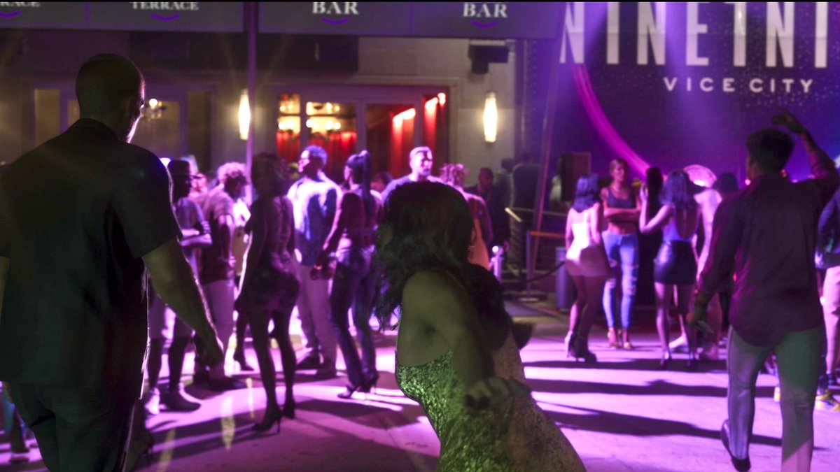 gtavisioncom's tweet photo. New GTA 6 clips reveal some insane details with no story spoilers.

Nightclubs packed with unique NPCs, improved hair physics, lifelike beach activity, realistic sand deformation, enterable shops, and tons of parody games and products. https://t.co/ouFYUMj5ol