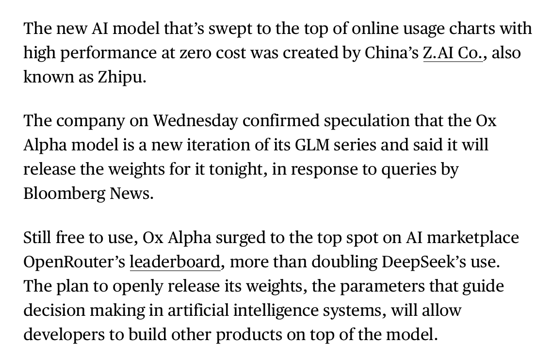 Ox Alpha has concluded; what will the next model be?