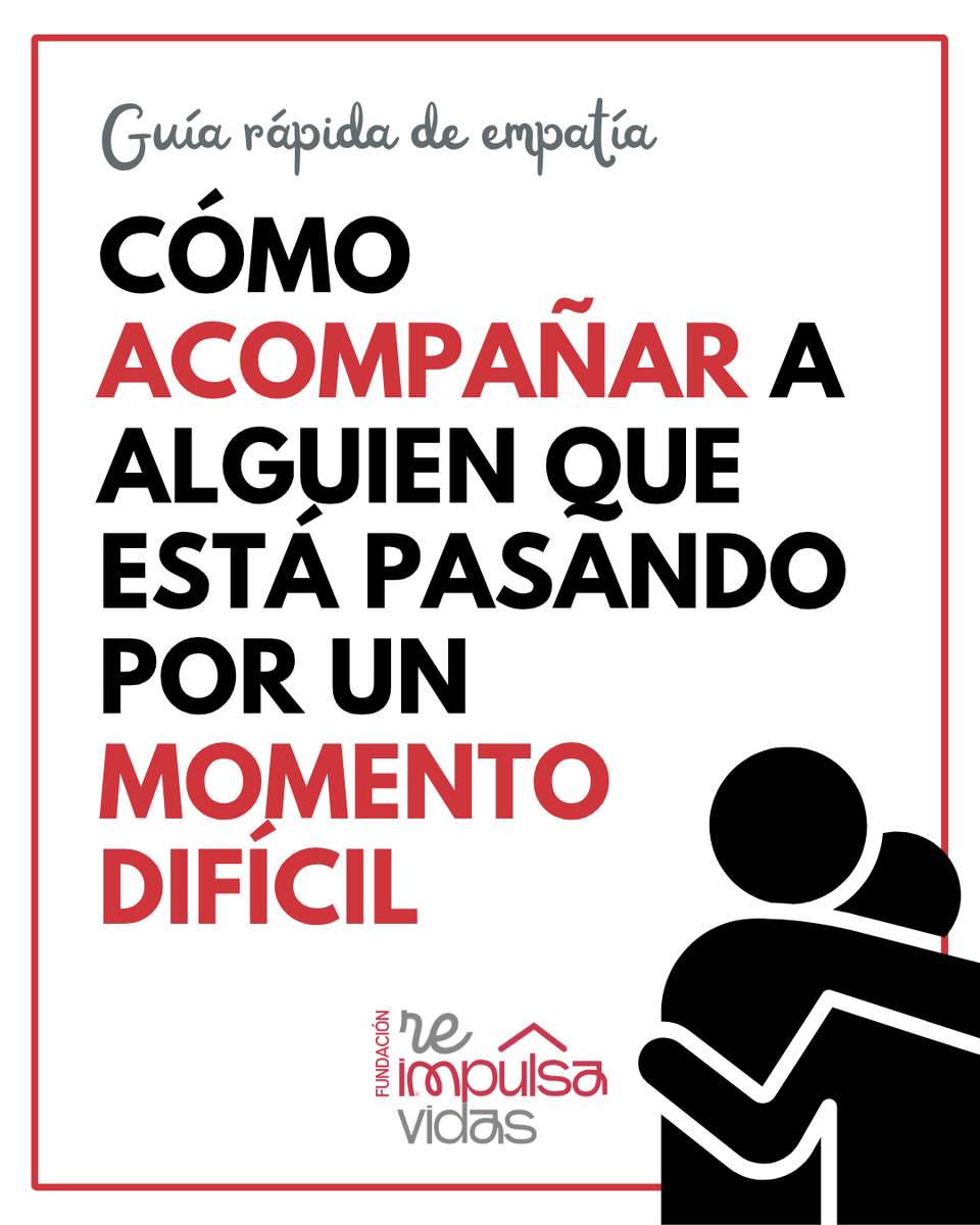 reimpulsavidas's tweet photo. Queremos ayudar, pero no siempre sabemos cómo hacerlo. 🤔🤍Acompañar a alguien en un momento difícil no significa tener todas las respuestas. A veces, escuchar, comprender y estar presente puede ser mucho más importante de lo que imaginamos. 🫂❤️🩹
#NoEstásSolo #ImpactoSocial https://t.co/mS5LyzDMvB
