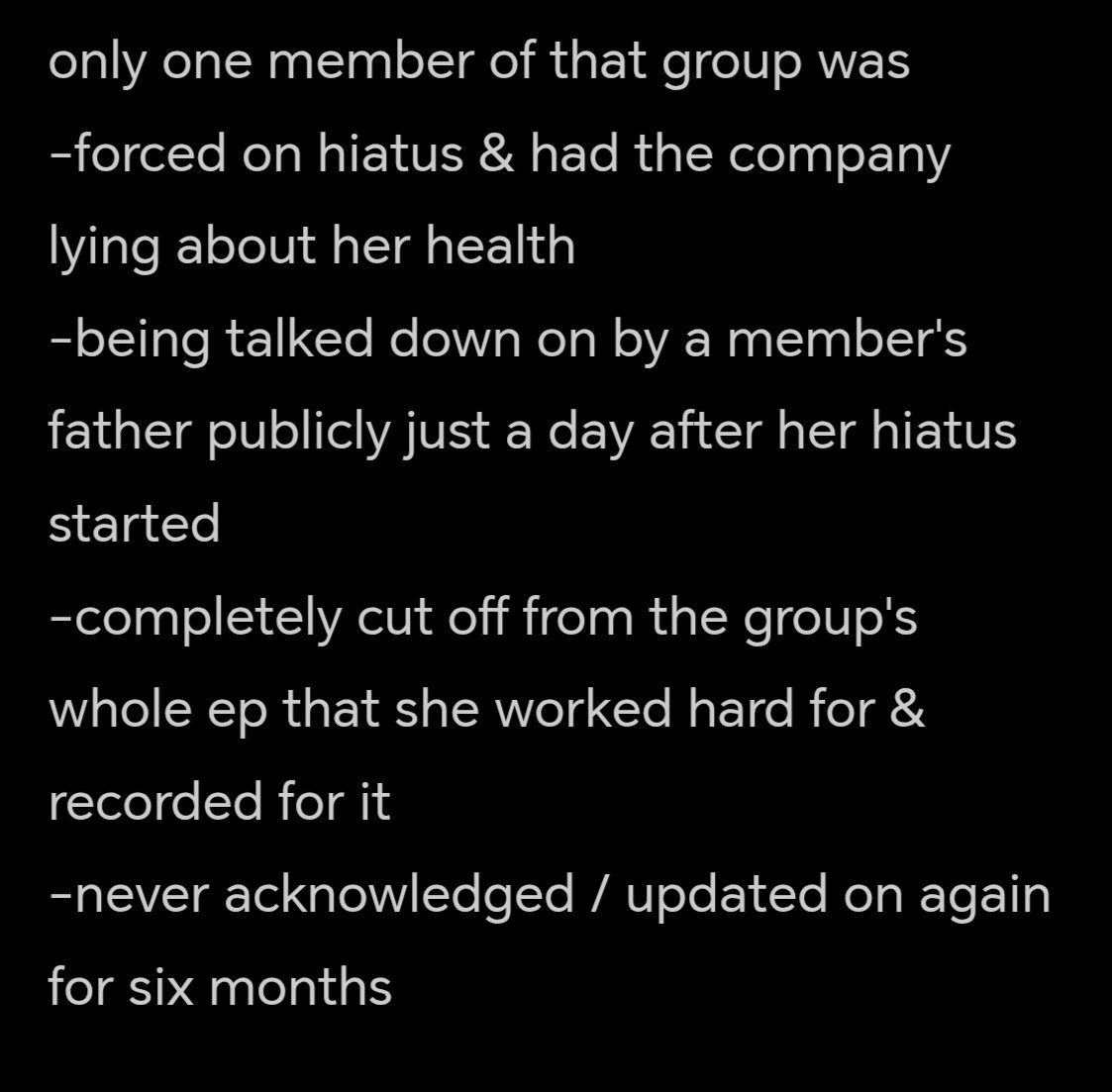 manzieitgirl's tweet photo. and then people wonder why she wasn't "gracious" and why she removed that group from her bio https://t.co/R68AtgcOD4