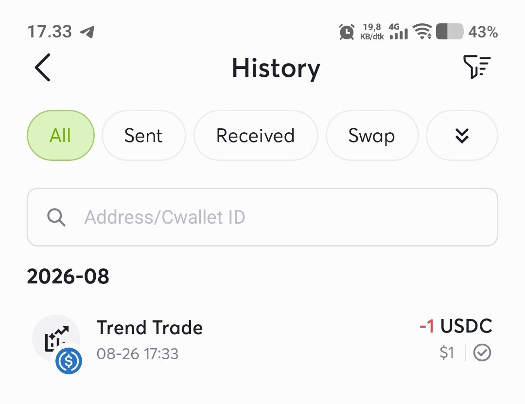 lokoas21's tweet photo. Today I did trend trade on cwallet and I lost but it was fun I hope next time I will win
#Cwallet @CwalletOfficial https://t.co/GxFmm4MQCk