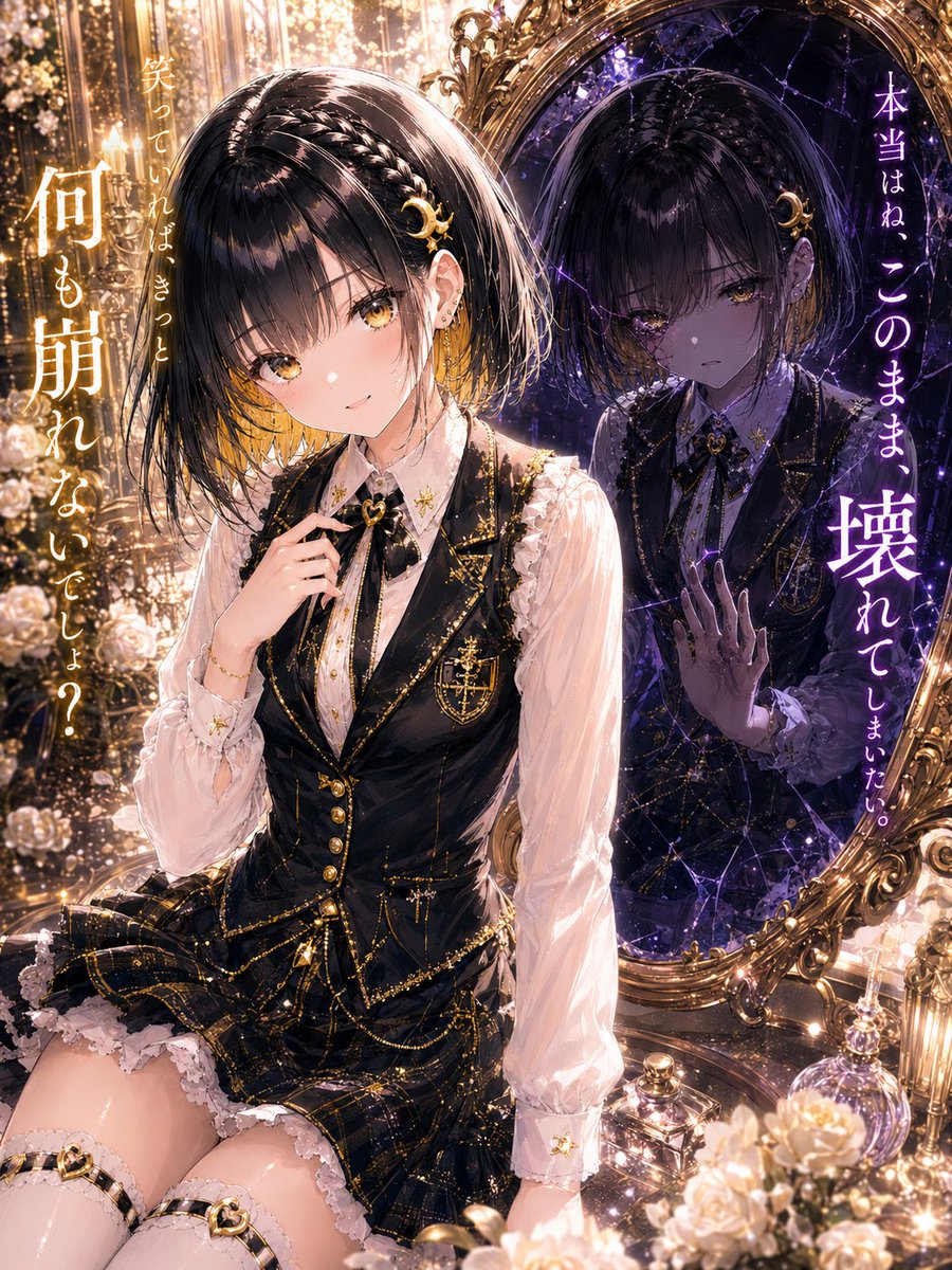 Ritsu_Yozora's tweet photo. プロンプトお借りしました(*･ω･)*_ _)
本音が刺さるぅ―(-ω-;)―→ｸﾞｻｯ!!! https://t.co/z1Z9sGaJb8