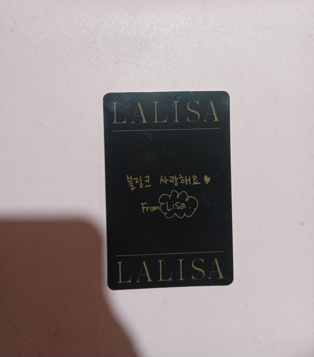 Shenah72064652's tweet photo. WTS | LFB
#shenahbentables
BLACKPINK LALISA LISA PHOTOCARD
(I forgot the exact specs/pob of this PC )
• 330 php
• onhand and ready to ship
• good condition
• can send video and pictures thru dm

Rfs: need funds

# wts blackpink lalisa lisa photocard pob pc ph https://t.co/NGyEBi8ox4