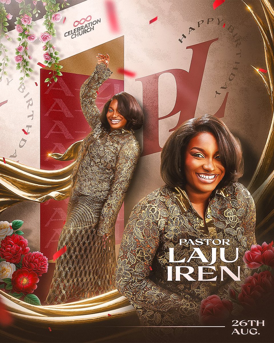 cci__global's tweet photo. Happy Birthday to our beloved PL @LajuIren! 🎂✨

Today, we celebrate the beautiful gift that you are to us at Celebration Church International and the Kingdom of Christ at large! 

Thank you for being such a powerhouse and being an amazing backbone to our Apostle!🔥

Thank you for being a mother in every sense of the word and wearing all of your many hats so gracefully!🔥❤️

You are indeed a mirror of possibilities to all of us at CCI Global.

May God continue to increase you, refresh you, and use you for greater impact. ❤️

We love and honor you so much ma!❤️

#CCIGlobal 
#AToZL