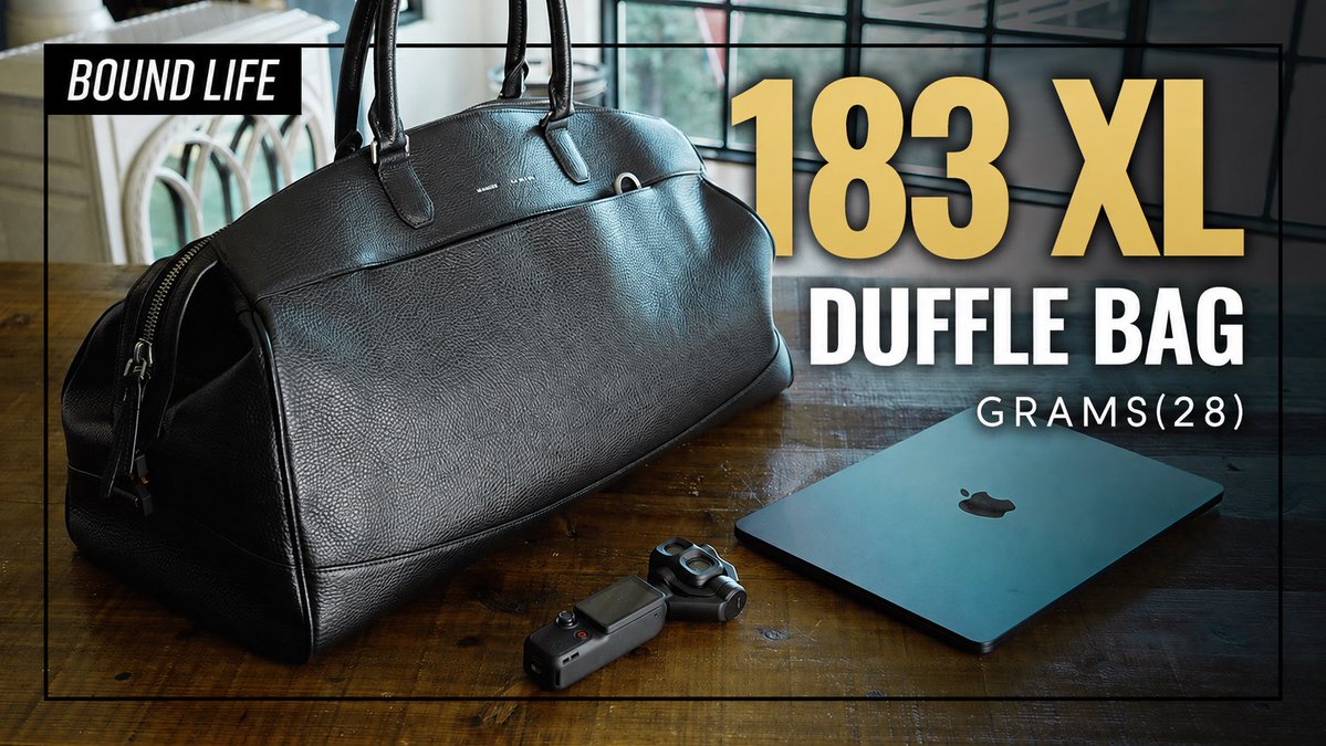 bound__life's tweet photo. GRAMS28「183 XL DUFFLE BAG」の紹介動画を公開しました！
ラグジュアリーな佇まいと機能美を備えた、16.5万円のイタリアンレザーダッフルバッグ。
ガジェット類もすっきり整理できる収納設計も魅力です。
是非ご覧ください🎬
https://t.co/bVqjxVZKai https://t.co/vv96z64pZw