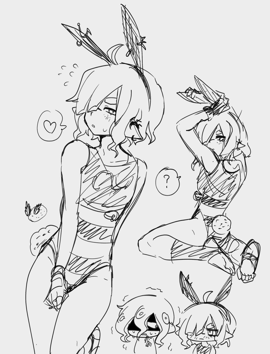 claupura's tweet photo. More bunny mechanic ❤️🖤👯‍♂️ https://t.co/Jp9bQH3uIZ