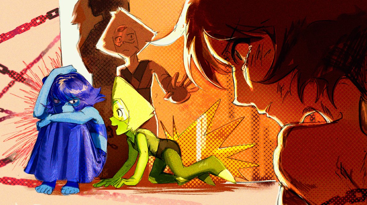 Tofuatez's tweet photo. Agressiv3
#peridot #lapislazuli #stevenuniverse https://t.co/hSruvgbluU