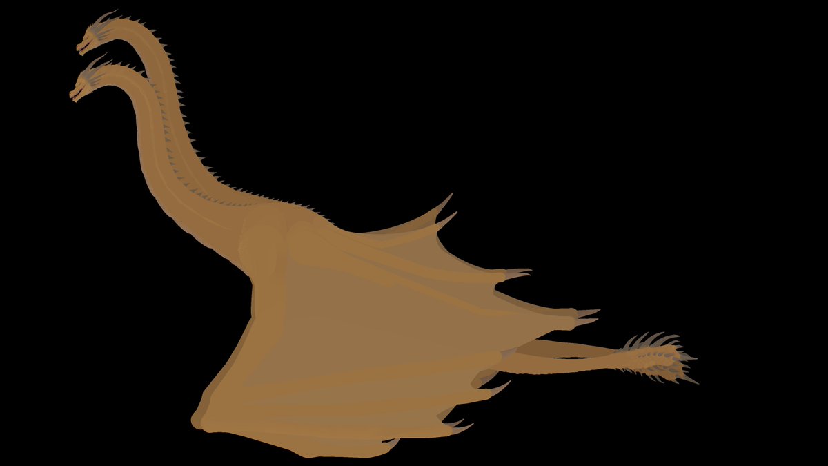 ELIAS_O07's tweet photo. Monsterverse King Ghidorah Stk
(With facial expressions and differences on all three heads)
#sticknodes 
#sticknodespro https://t.co/KYqaAVG4po