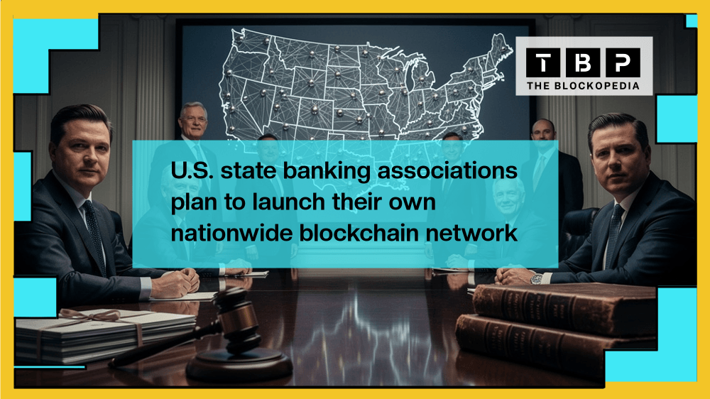 theblockopedia_'s tweet photo. Banks are done fighting crypto, so they're building their own chain. 39 U.S. state banking associations just formed BankChain Alliance, a bank-run blockchain for stablecoins and tokenized deposits, live next year. The turf war moved on-chain. #BankChain #Crypto https://t.co/bVEWDKQXZs