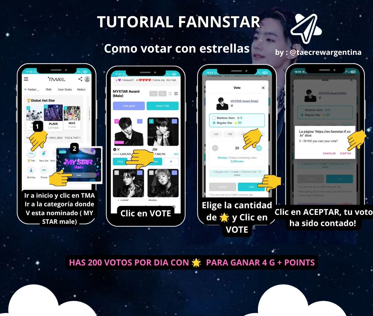 TeamVoteArg's tweet photo. @TaeStreamArg https://t.co/EWbhUx0pgP