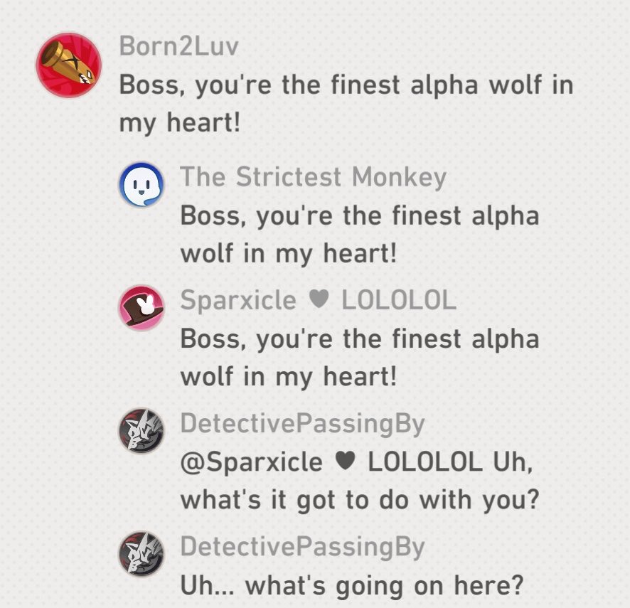 DailyLaMancha's tweet photo. Boss, you’re the finest alpha wolf in my heart! https://t.co/1trOmOHgpU