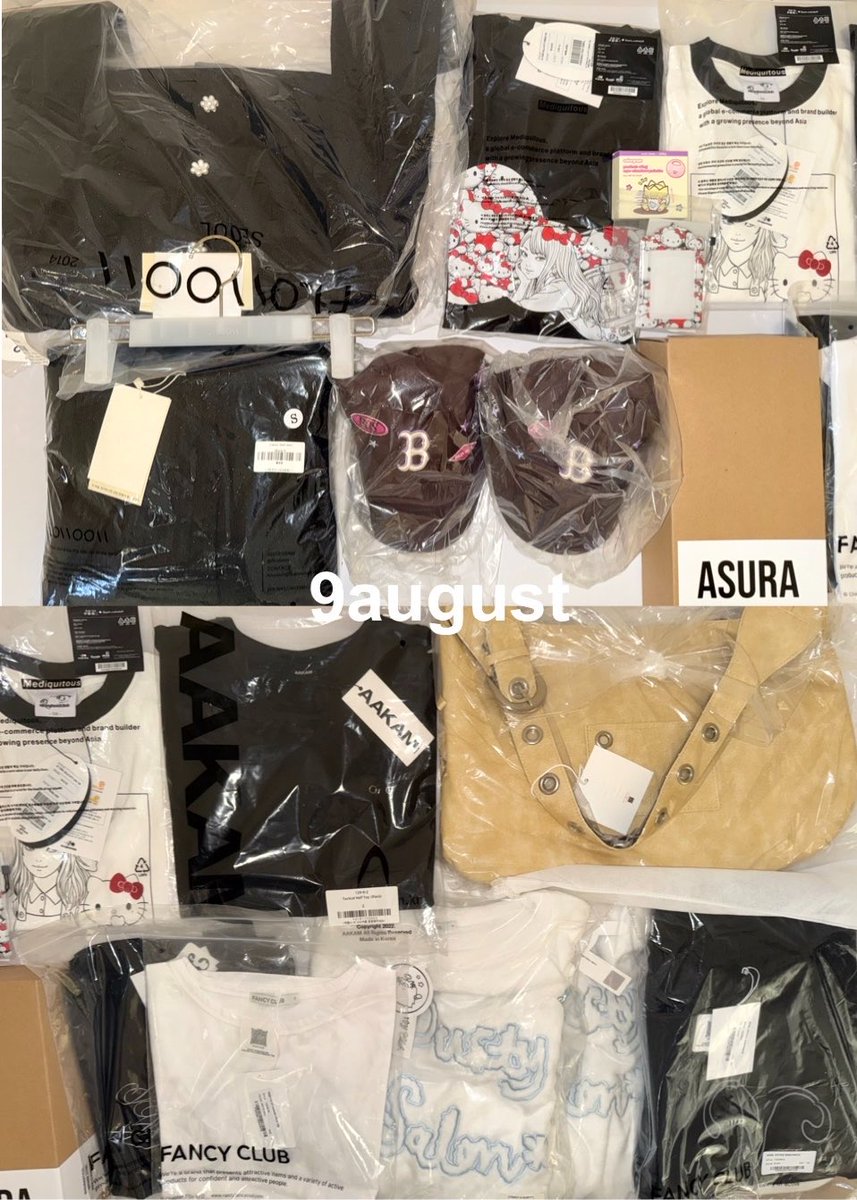 9August_'s tweet photo. รอบส่งออกแอร์เกาหลี 22 ส.ค. 2026  ✈️  
จัดส่งในไทย 27 ส.ค. 2026📮

flowoom
niceghostclub x junji ito tomie x hello kitty
mlb cap
nasty fancy club sale
Asura
AAKM
Asics gel sonoma sl
Colorgram 
Leterie

#9augdelivery https://t.co/aqw0YbqgnV
