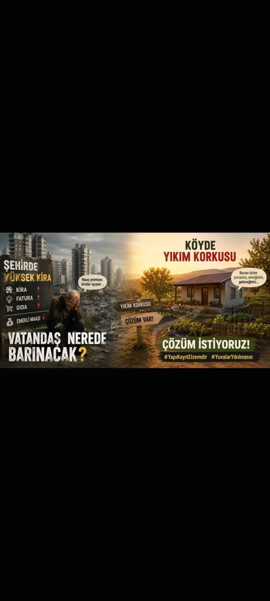 ardaerennnnnn's tweet photo. @ilkaysimsek75 Yuvalar yıkılmasın.
vatandaş odaklı çözüm şart. #YapıKayıtElzemdir
#YuvalarYıkılmasın
#HobiBahçemeDokunma https://t.co/ndEdxUgta1