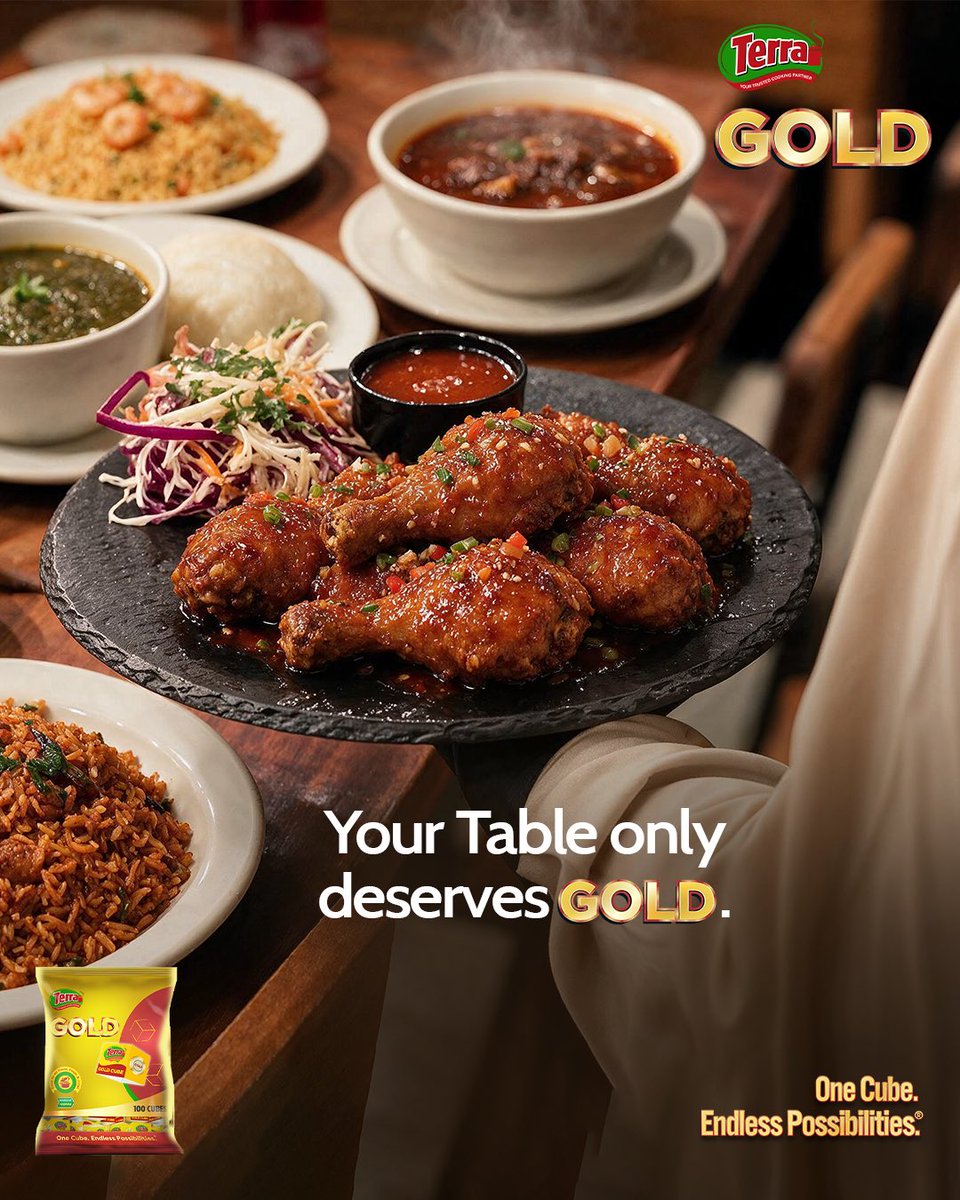 iamterragold's tweet photo. Every memorable meal starts somewhere. With Terra Gold, it ends on a richer, more delicious note. 

#TerraGold
#OneCubeEndlessPossibilities https://t.co/app197KGMm