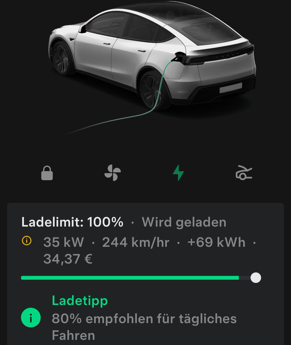 TayyarSen's tweet photo. Full charge for 35€ and more fuel efficiency than an Diesel or Petrol/Hybrid ??

Try a Tesla and live your life. https://t.co/BybsjNUV1A